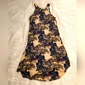 NWT Houglass Lilly Tropical Racer Back Swing Tank Dress